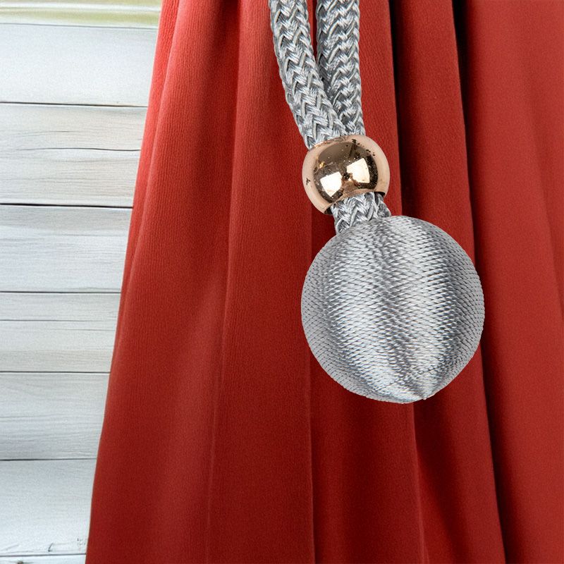 Sznur do zasłon srebrny