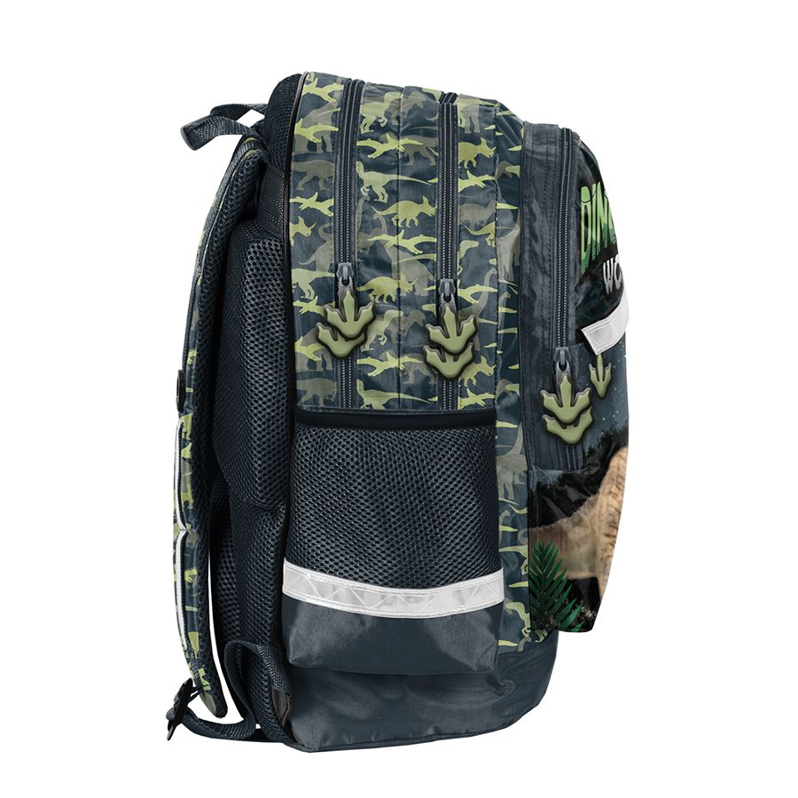 Plecak szkolny z dwiema komorami DINOSAUR