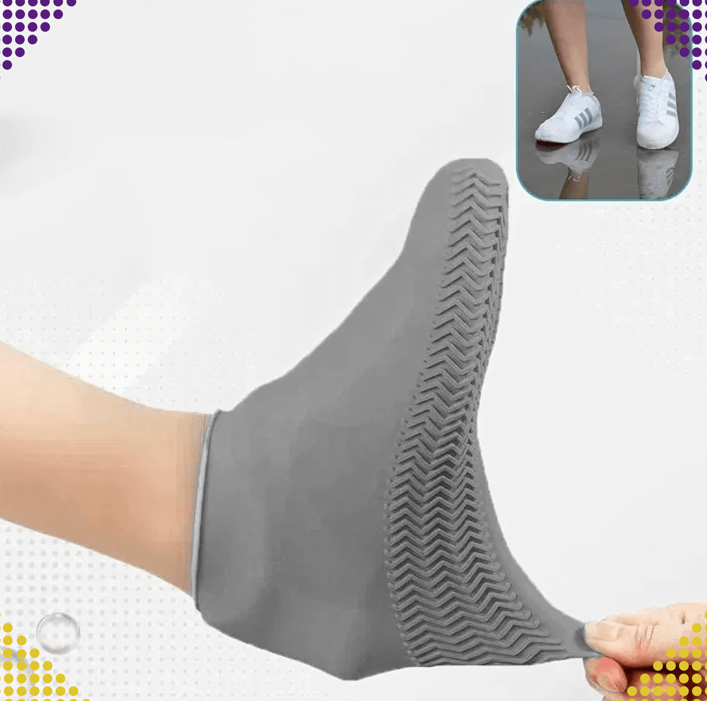 Wodoodporne ochraniacze na buty antypoślizgowe