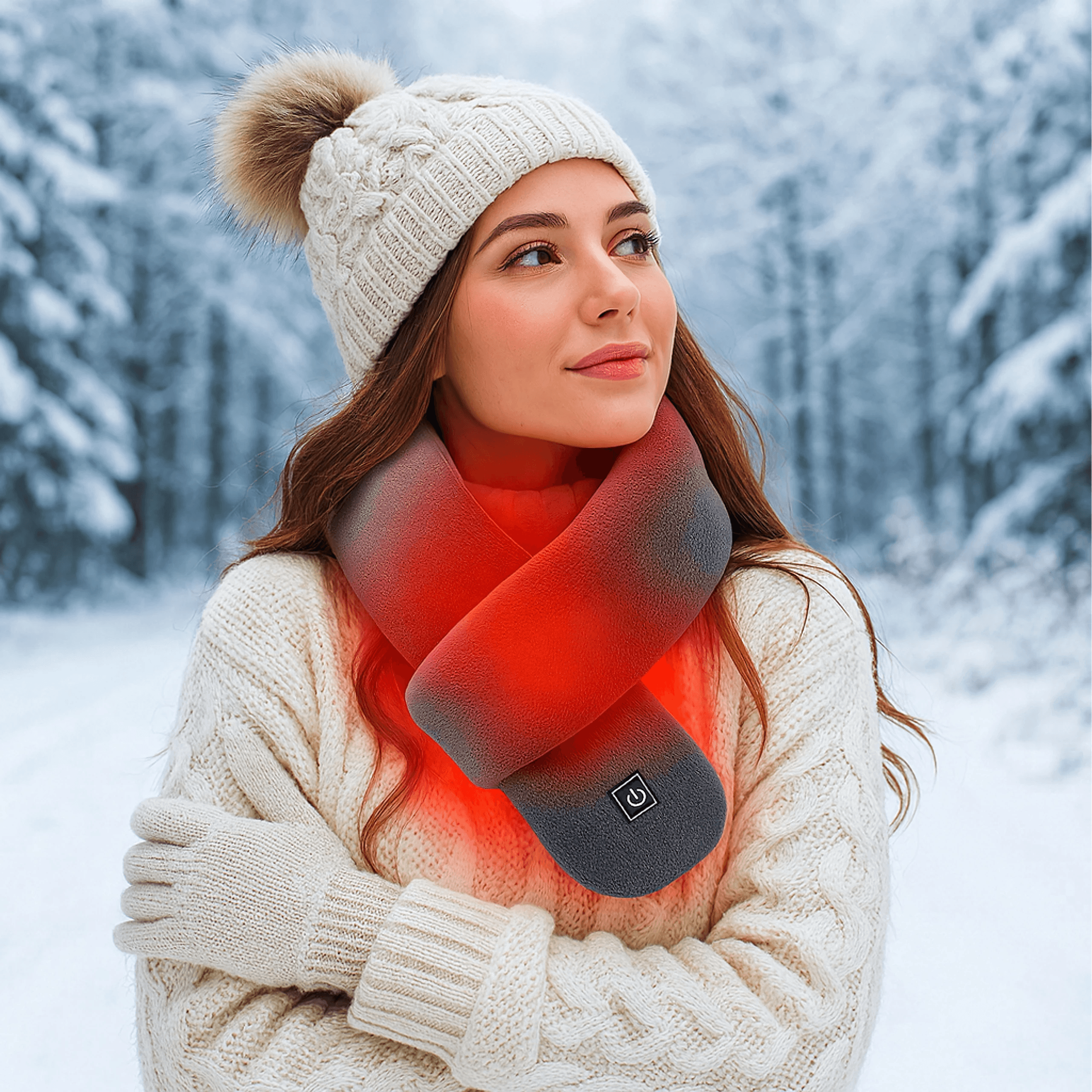 Szalik - ogrzewacz na USB