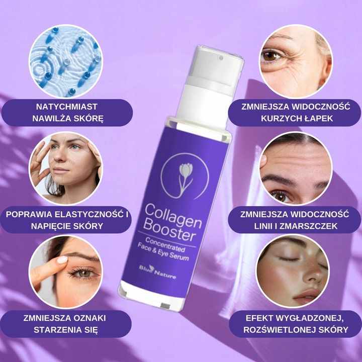 Skoncentrowane serum do twarzy i pod oczy Collagen Booster