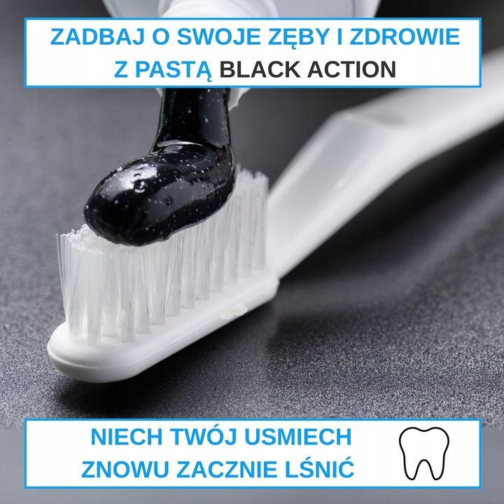 Wybielająca pasta do zębów z węglem aktywnym i srebrem koloidalnym