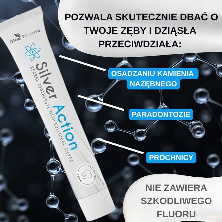 Pasta stomatologiczna Silver Action ze srebrem koloidalnym
