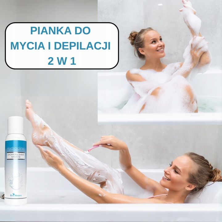 Pianka do mycia i depilacji 2 w 1