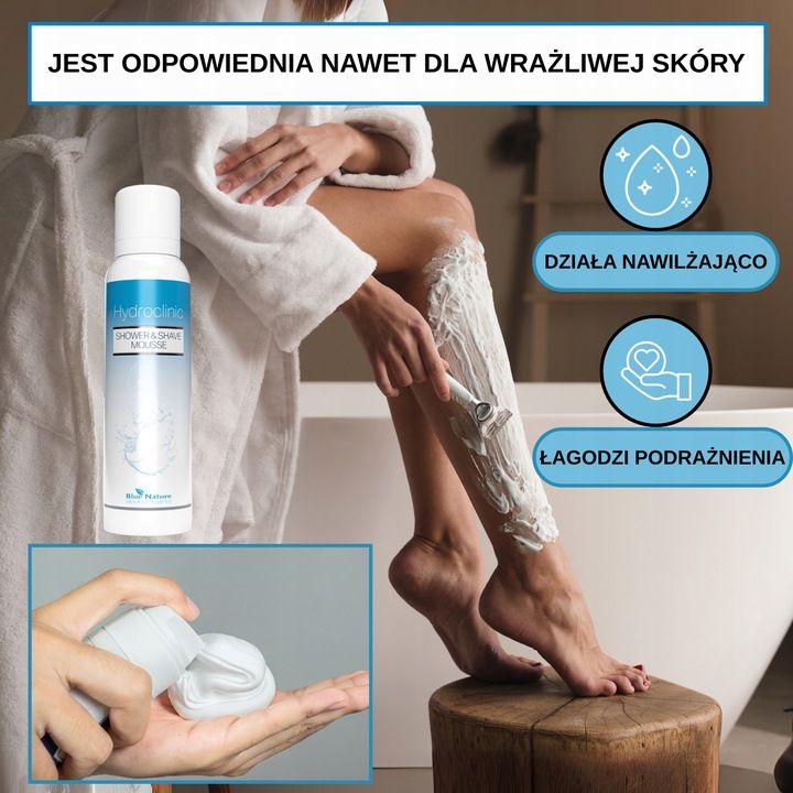 Pianka do mycia i depilacji 2 w 1