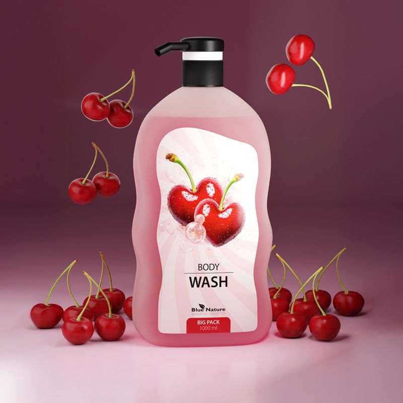 Wiśniowy żel do mycia ciała i włosów