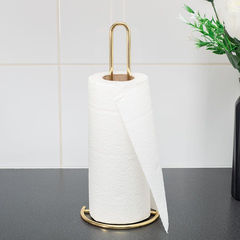 Metalowy stojak na ręcznik kuchenny