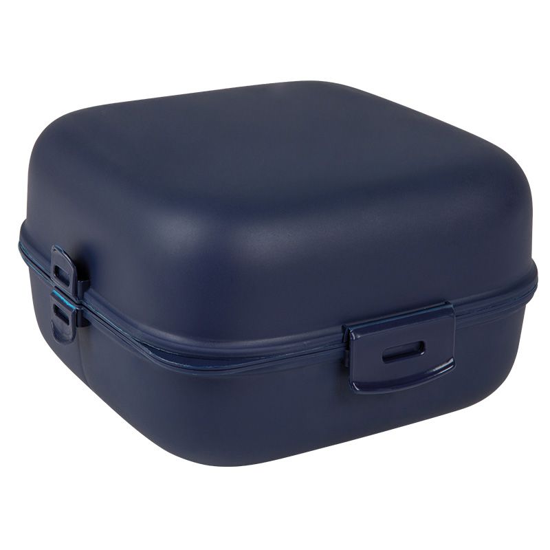 Podwójny lunchbox ciemno granatowy