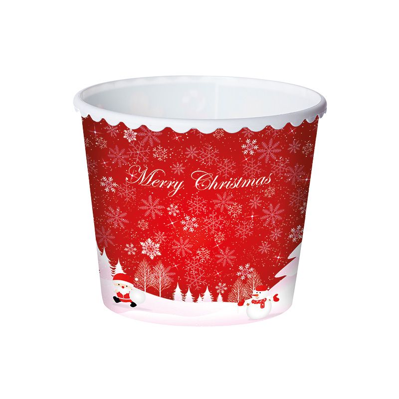 Miska na popcorn 2,3 l czerwony Merry Christmas