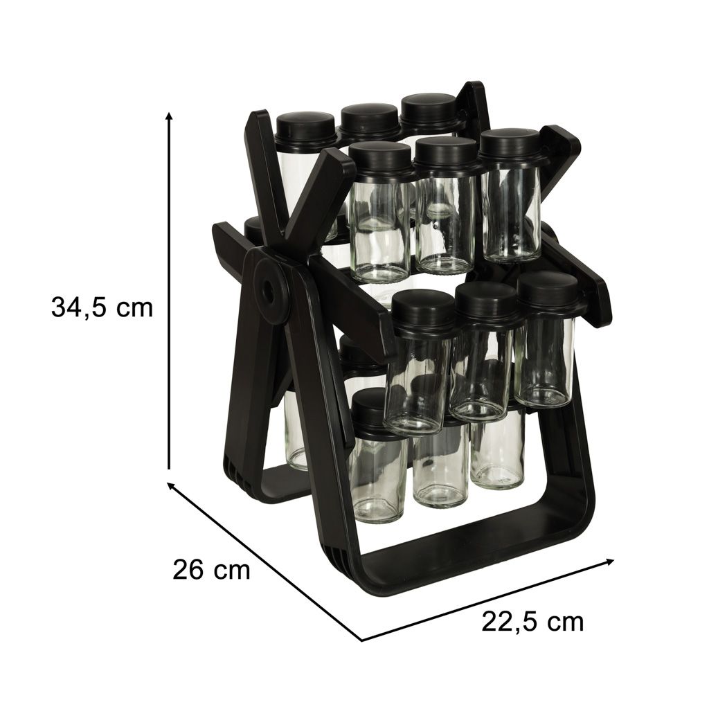 Organizer na przyprawy stojak przyprawnik obrotowy