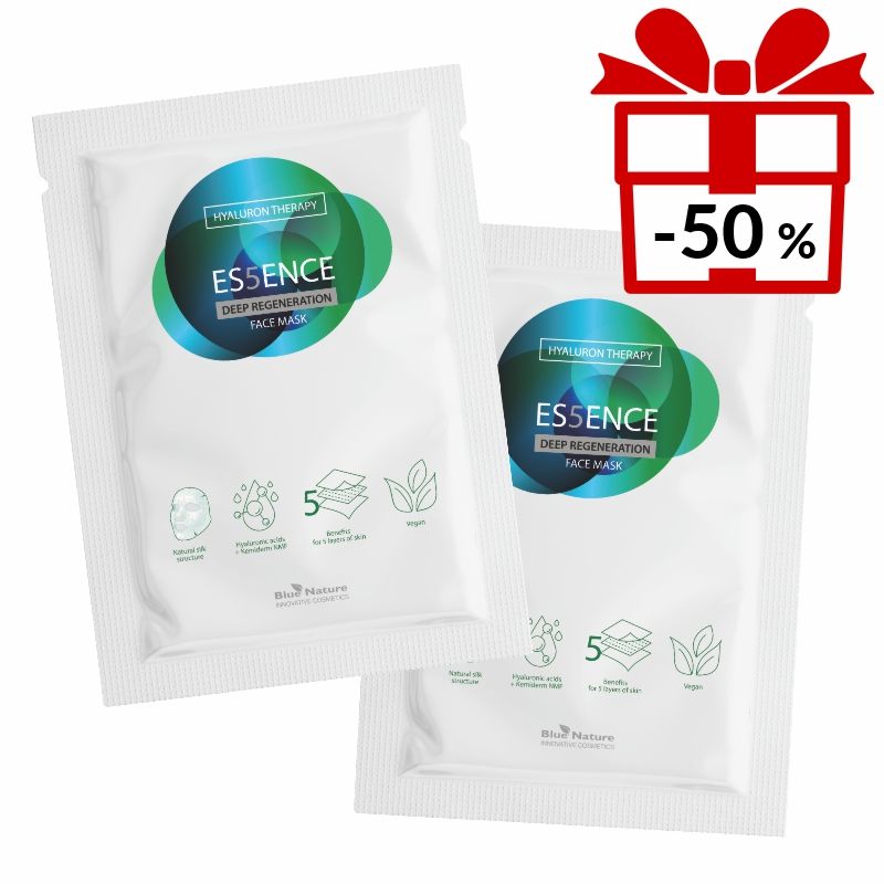 Głęboko regenerująca maseczka ES5ENCE na płacie 2 szt