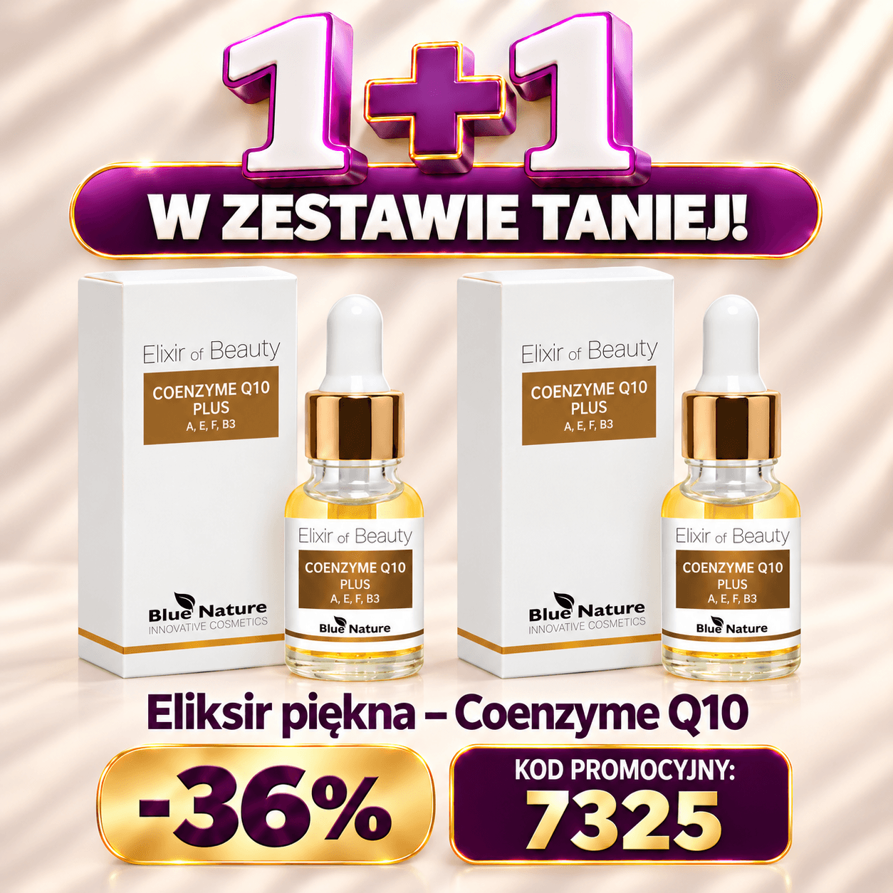 Eliksir piękna – Coenzyme Q10 2 szt