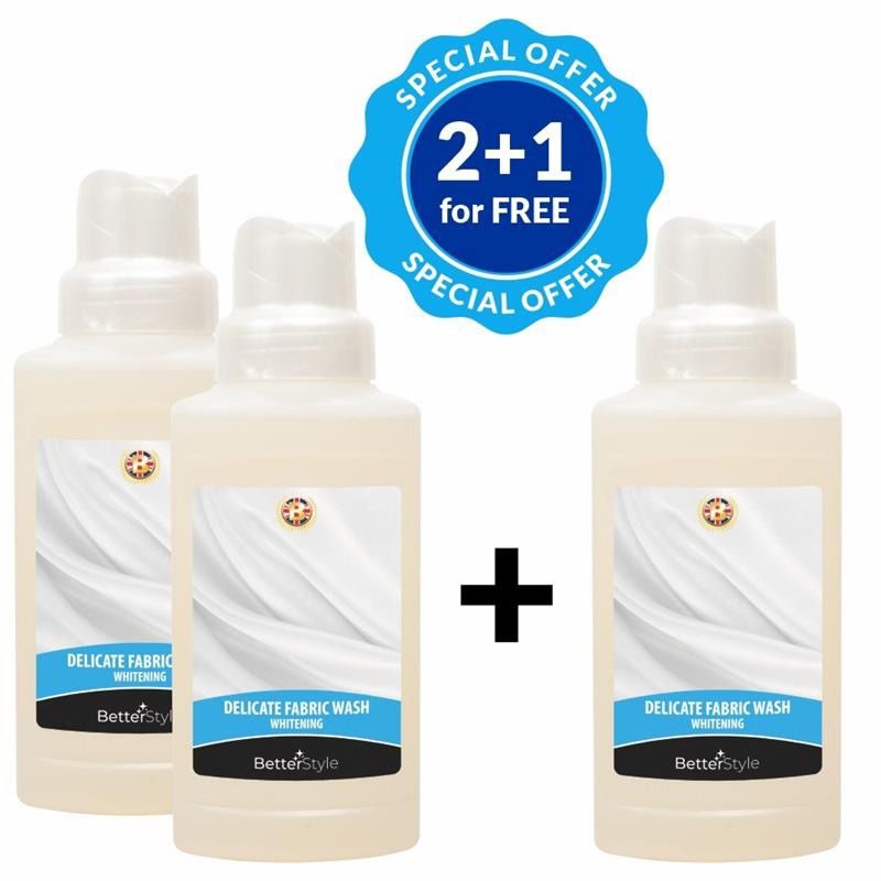 2 + 1 Płyn do prania firan i tkanin delikatnych z efektem wybielania