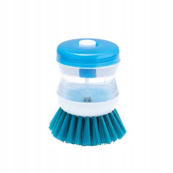 Szczotka do mycia naczyń z dozownikiem na płyn