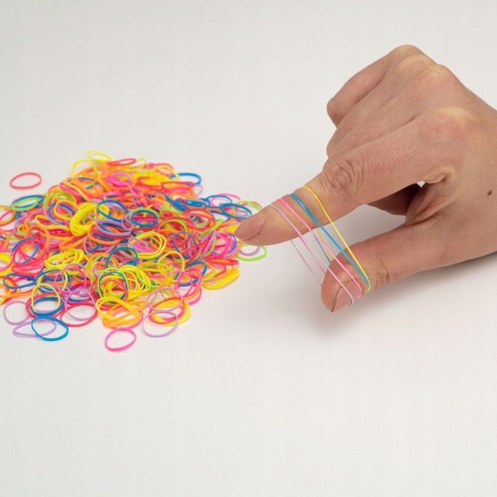 Gumki do warkoczyków 500 szt