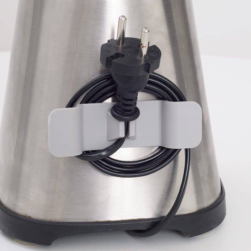 Plastikowy organizer na kable - czarny