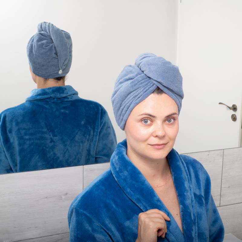 Turban do suszenia włosów 