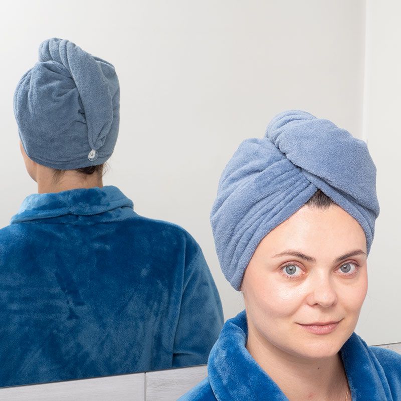 Turban do suszenia włosów 