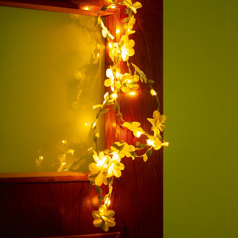 Świecąca girlanda Kwiaty