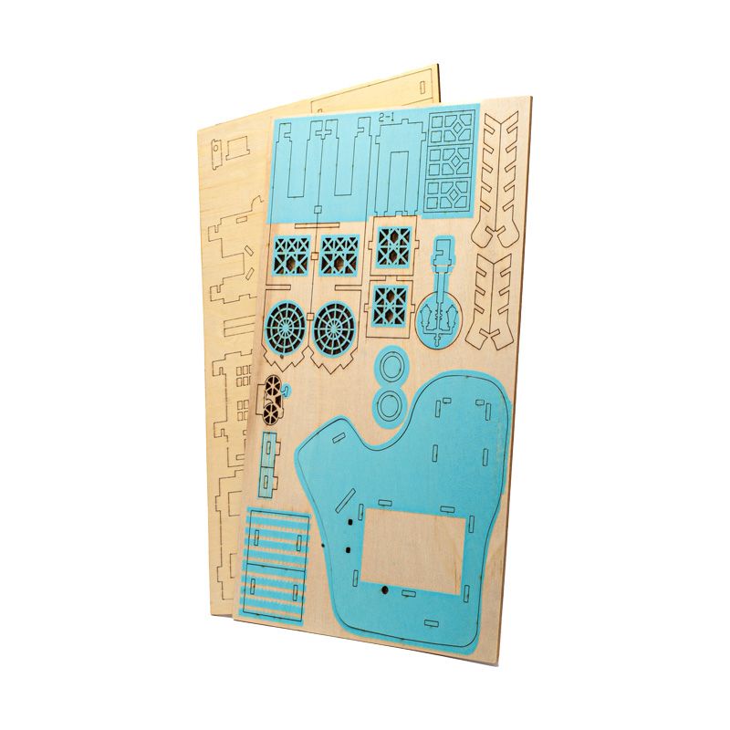 Puzzle drewniane 3D Domek