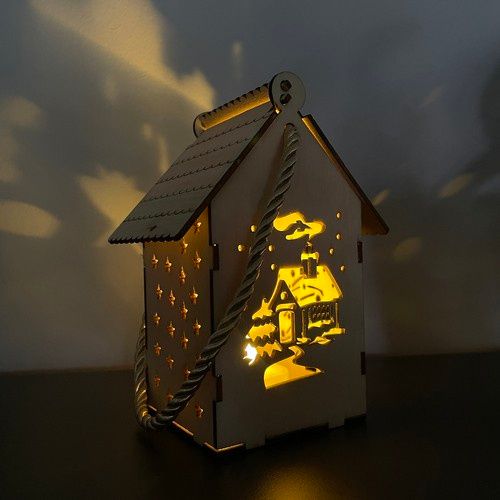 Lampion adwentowy LED