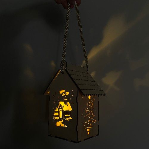 Lampion adwentowy LED