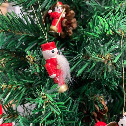 Drewniane zawieszki na choinkę 30 sztuk