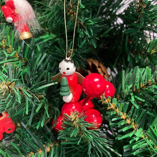 Drewniane zawieszki na choinkę 30 sztuk