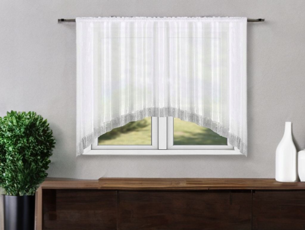 Firana glamour z cyrkoniami 400x150 cm, 1 sztuka