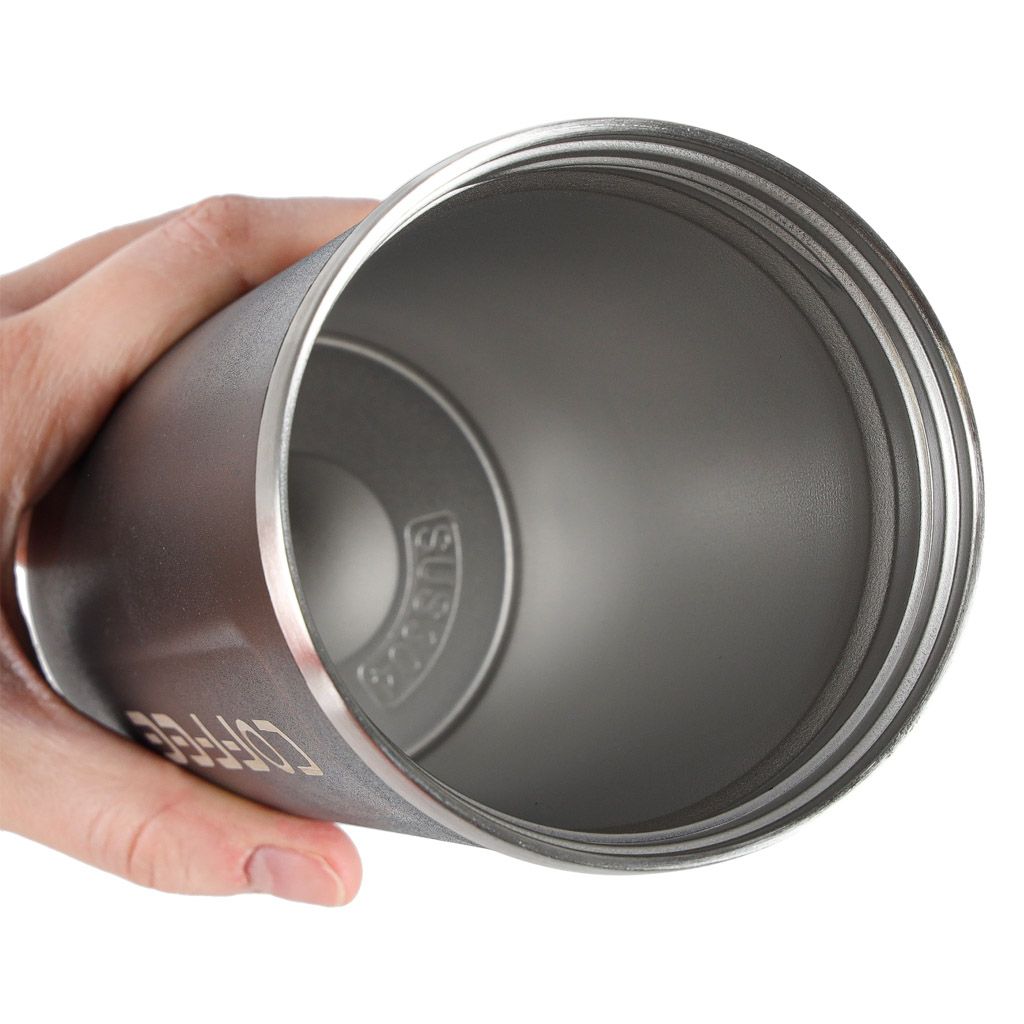 Kubek termiczny z ustnikiem termos LED 500ml czarny