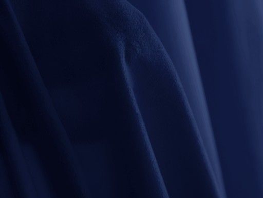 Zasłony Glamour z weluru na przelotkach 140x250 cm, 1 szt. - kolor granat (1 szt.)