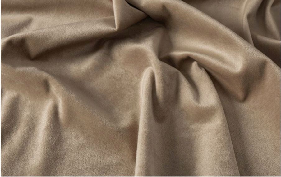 Zasłony Glamour z weluru na taśmie 140x250 cm, 1 szt. - kolor beżowy (1 szt.)