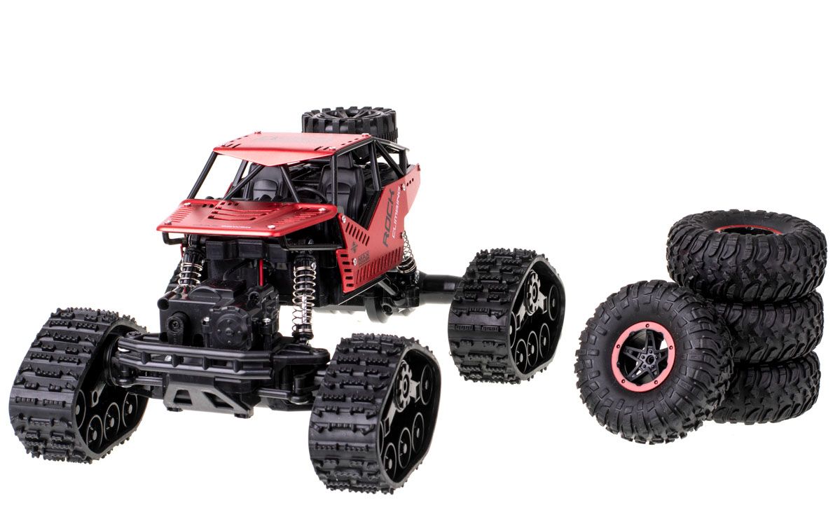 Samochód zdalnie sterowany na pilota RC Rock Crawler 4x4 auto 2w1