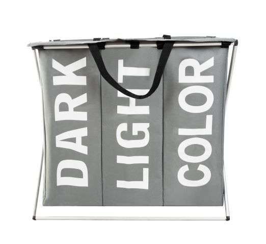 Składany kosz na pranie na stelażu