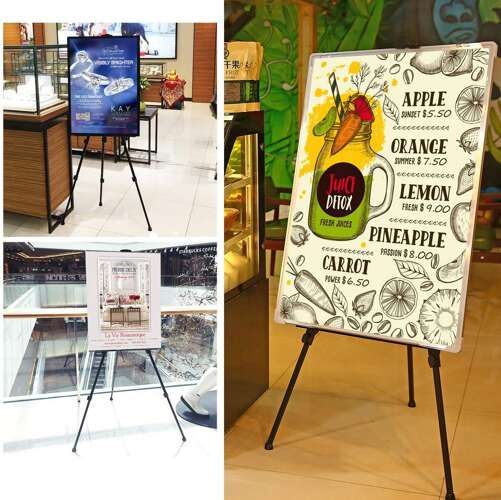 Metalowa sztaluga malarska