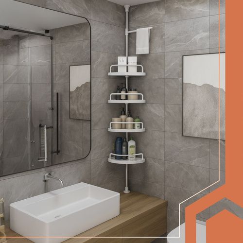 Narożna półka prysznicowa