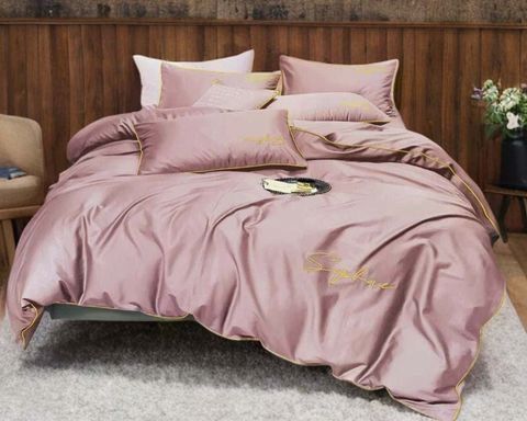 3-częściowy komplet pościeli z mikrofibry 160x200 cm różowy