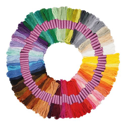 Zestaw do haftowania mulina – 100 kolorów