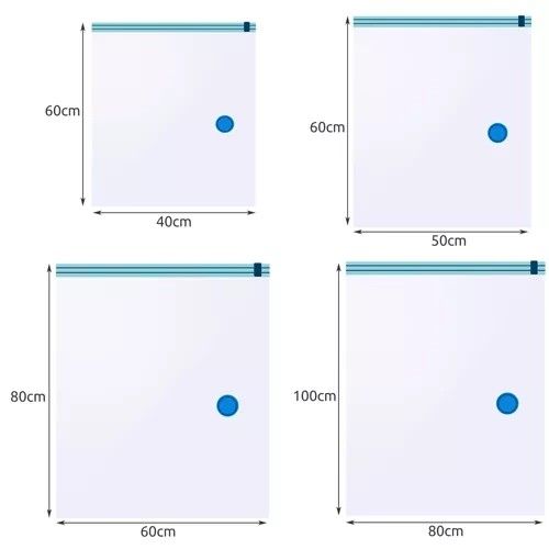 Zestaw 10 worków próżniowych do przechowywania