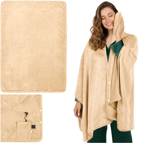 Narzuta elektryczna na plecy 160x90 cm