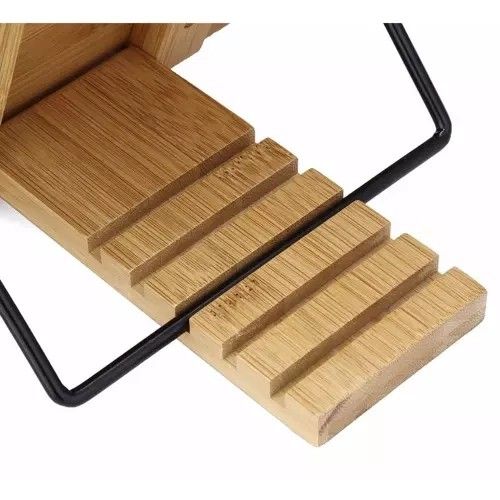 Bambusowy stojak na książkę i tablet