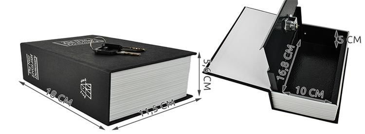 Sejf – kasetka w książce 18 × 11,5 cm