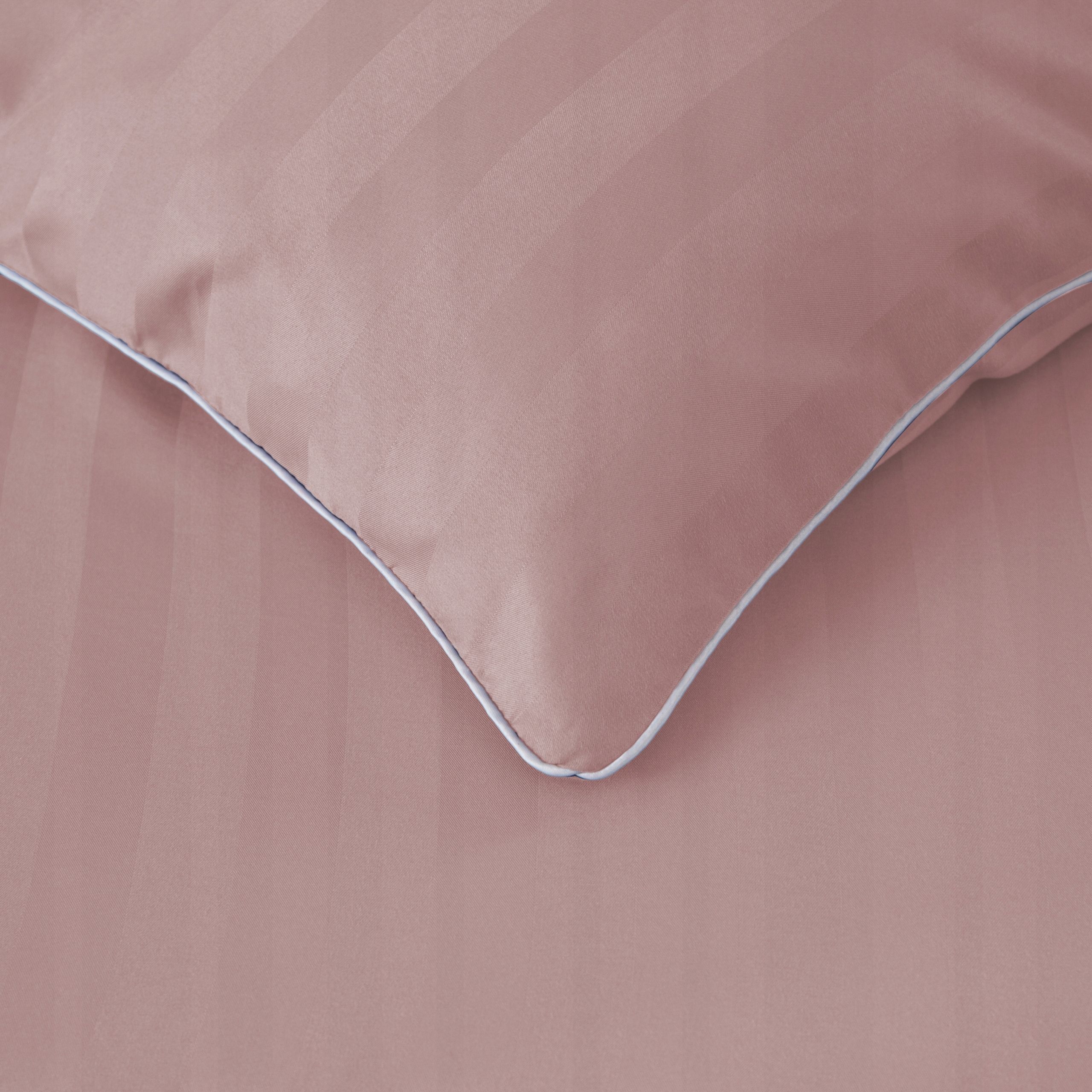 3-częściowy komplet pościeli adamaszkowej, kolor różowy, 160x200 cm