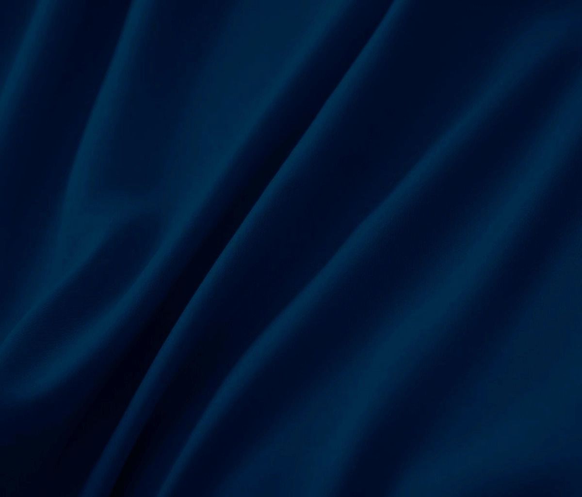 3-częściowy komplet pościeli z falbanami, kolor granatowy, 160x200 cm