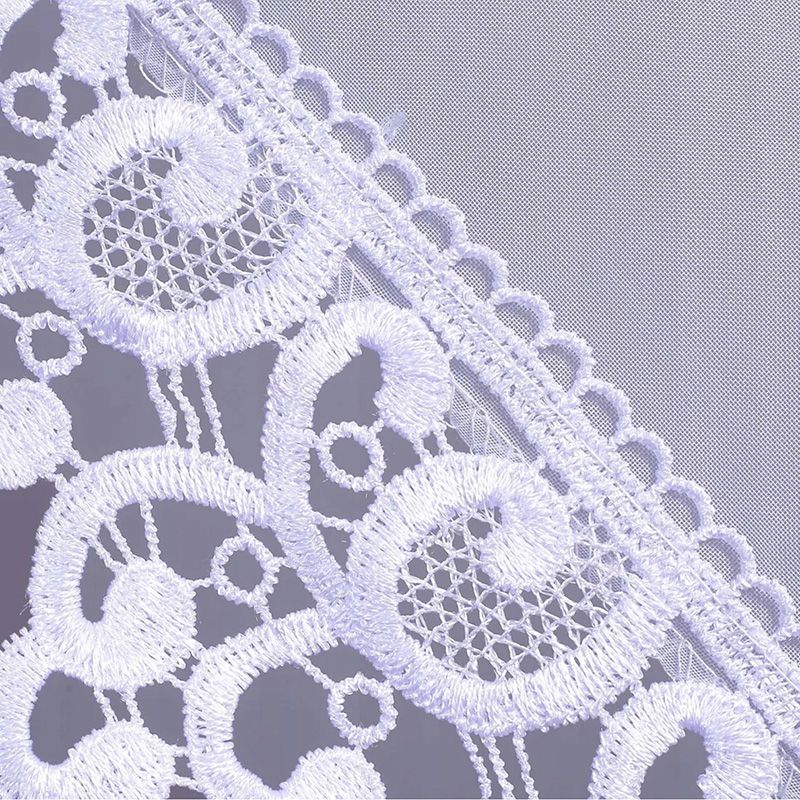 Nowoczesna firana z gipiurą 600x150 cm