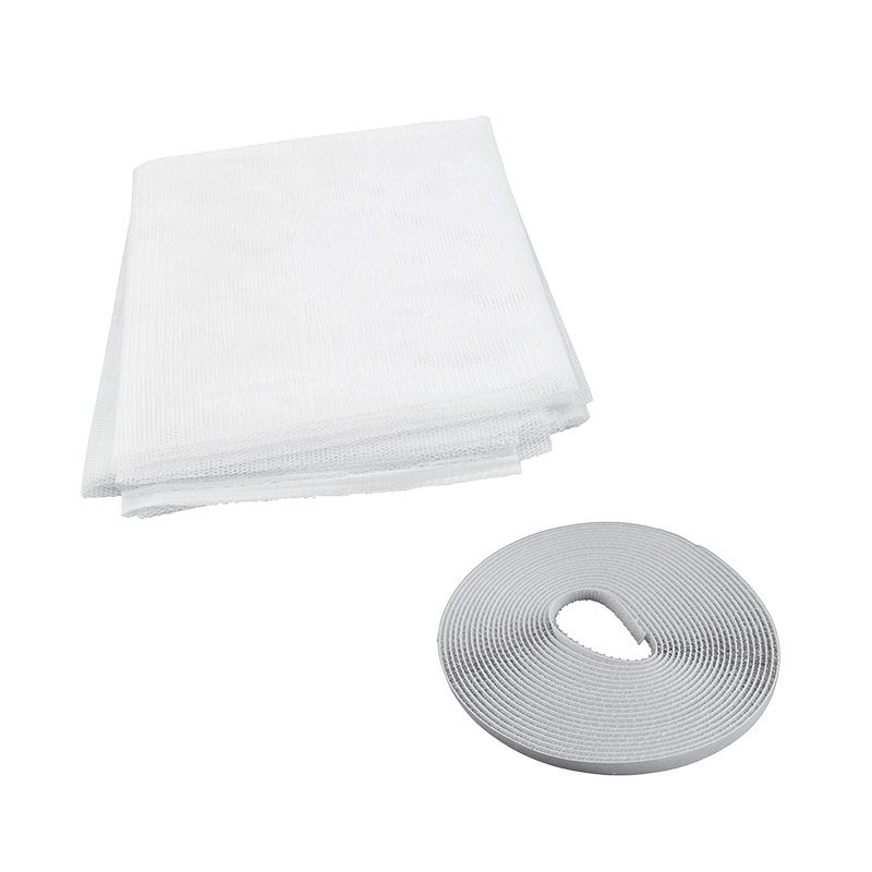 Moskitiera okienna z taśmą na rzep