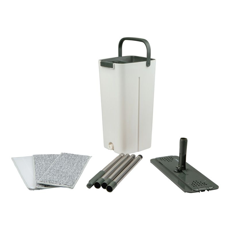 Mop płaski z wyciskaczem i wiadrem dwukomorowym