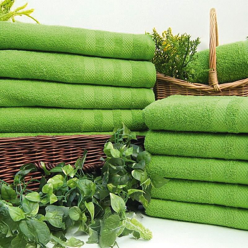Ręcznik frotte jasnozielony 50x90 cm, 500g/m2