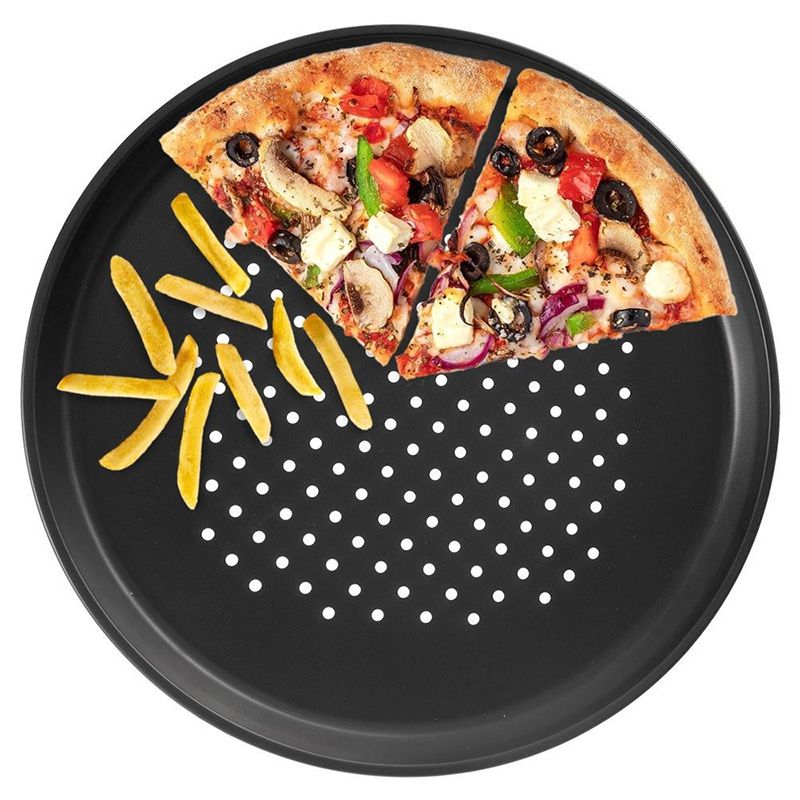 Forma do pizzy perforowana z powłoką teflonową