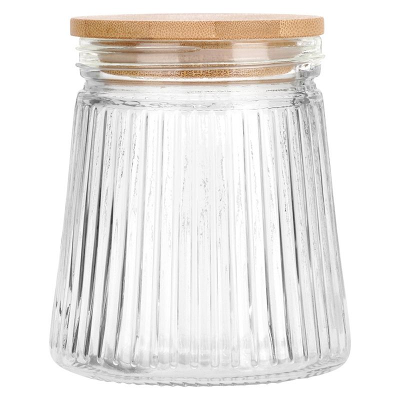 Szklany pojemnik na produkty sypkie z pokrywką 700 ml